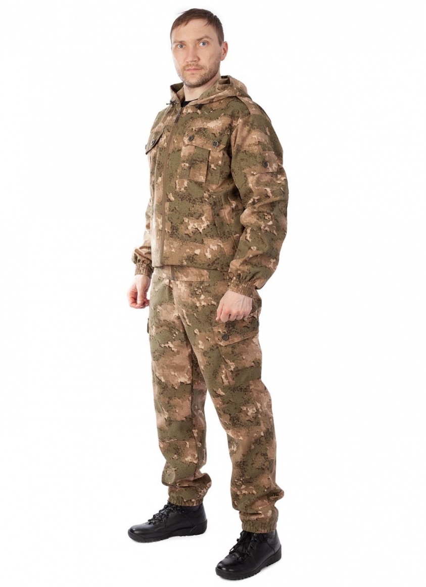 Маскировочный костюм с брюками «Спецназ» КМФ Саванна (великан)