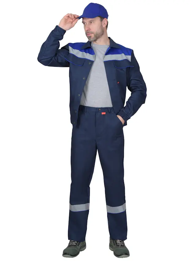 Костюм рабочий с брюками «Сириус-Мастер», синий