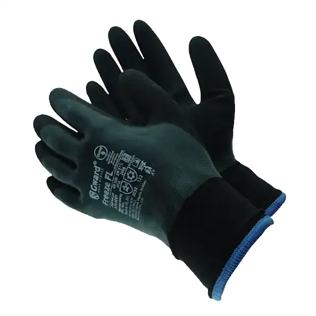 Утеплённые двухслойные перчатки, покрытые латексом Gward Freeze FL