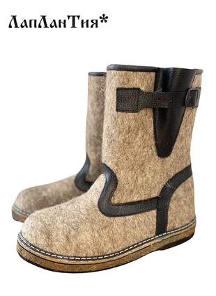 Сапоги войлочные «Тайга II» с натуральным мехом