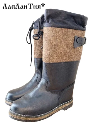 Сапоги войлочные «Полярник» с натуральным мехом
