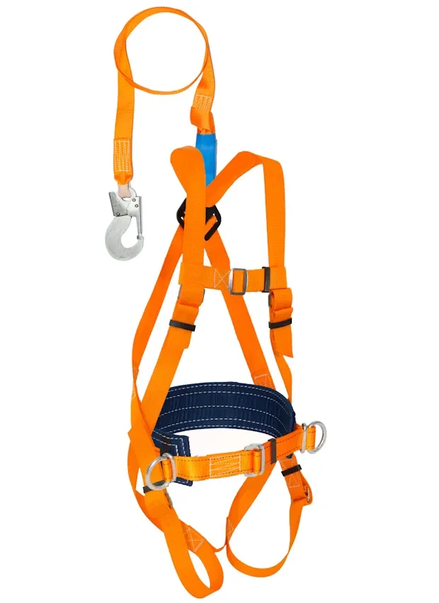 Привязь страховочная УС 2 аАЖ с лентой с амортизатором 1,5м - копия