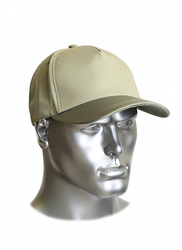 Кепка-бейсболка светло-оливковая