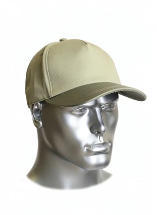 Кепка-бейсболка светло-оливковая
