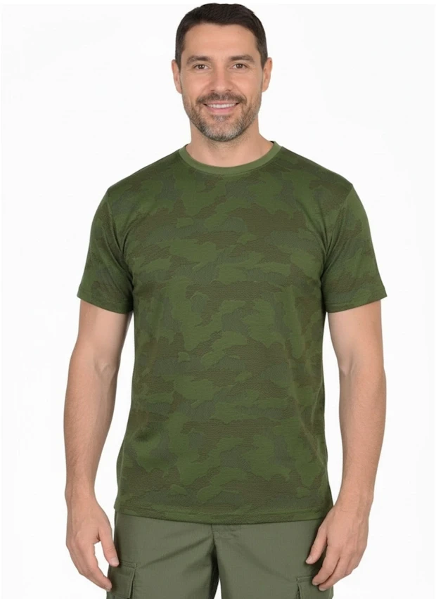 Футболка «Элементаль Frontier», КМФ Граница, 100% хлопок, 150 г/м²