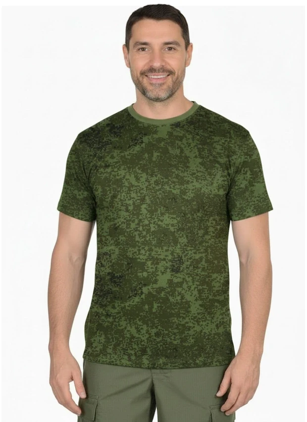 Футболка «Элементаль Digit», КМФ Цифра, 100% хлопок, 150 г/м²